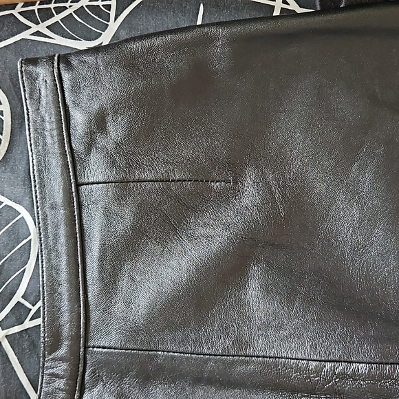 BNWOT Jim & MaryLou Leather Pencil skirt - Picture 9 of 9
